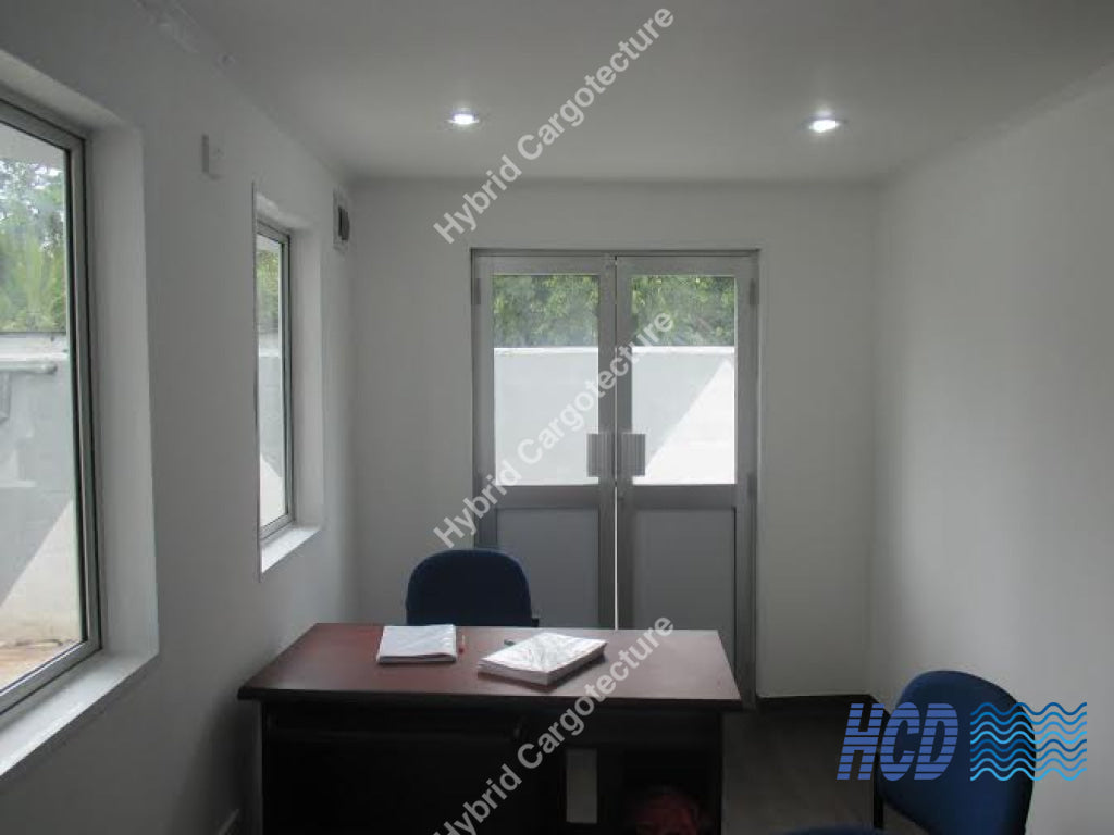 Hybrid  Doctor's Office - Hybrid Cargotecture Development | We are Sri Lanka’s #1 innovative supplier in shipping container and civil building solutions, hybrid hotels, hybrid homes, shipping container homes, including office containers, shipping container office, ISO containers, shipping container conversion and steel fabricated boxes..