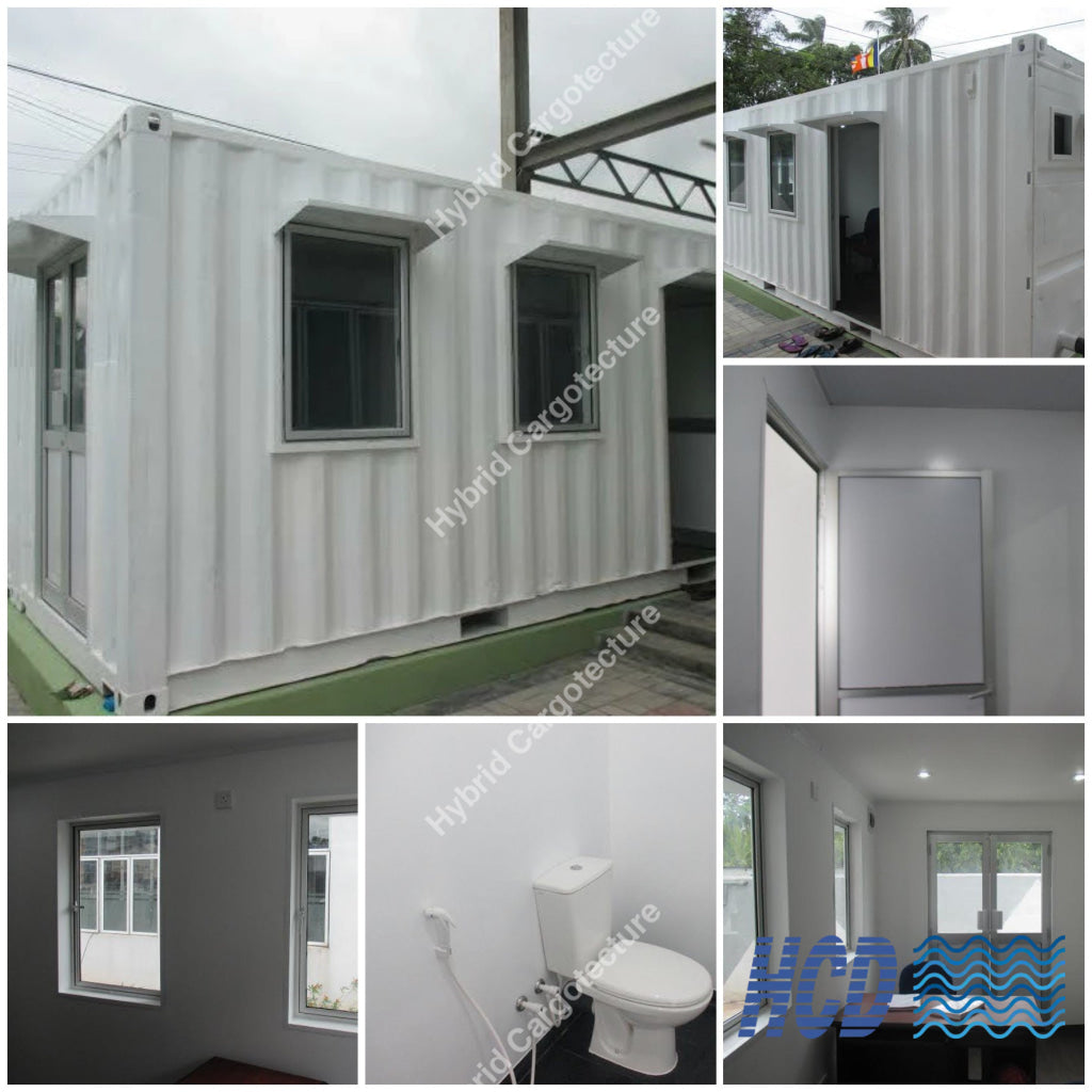 Hybrid  Doctor's Office - Hybrid Cargotecture Development | We are Sri Lanka’s #1 innovative supplier in shipping container and civil building solutions, hybrid hotels, hybrid homes, shipping container homes, including office containers, shipping container office, ISO containers, shipping container conversion and steel fabricated boxes..