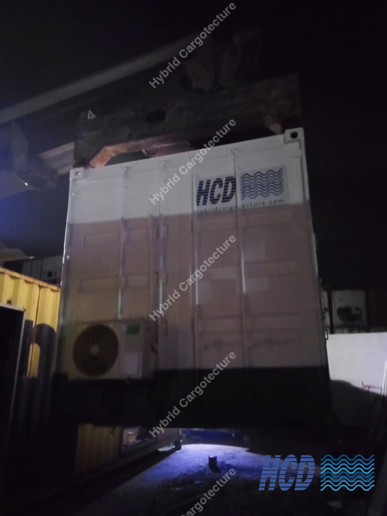 Hybrid Office Containers | Delivered to Lotus Tower