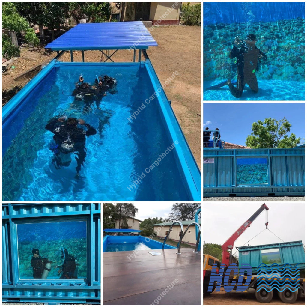HCD Shipping Container Swimming Pool - Hybrid Cargotecture Development | We are Sri Lanka’s #1 innovative supplier in shipping container and civil building solutions, hybrid hotels, hybrid homes, shipping container homes, including office containers, shipping container office, ISO containers, shipping container conversion and steel fabricated boxes..