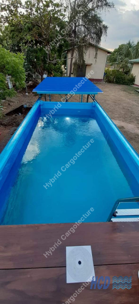 HCD Shipping Container Swimming Pool - Hybrid Cargotecture Development | We are Sri Lanka’s #1 innovative supplier in shipping container and civil building solutions, hybrid hotels, hybrid homes, shipping container homes, including office containers, shipping container office, ISO containers, shipping container conversion and steel fabricated boxes..