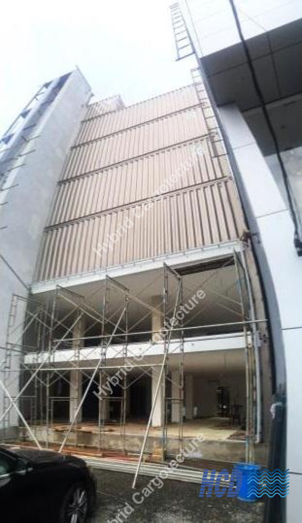 Hybrid Six Story Building - Hybrid Cargotecture Development | We are Sri Lanka’s #1 innovative supplier in shipping container and civil building solutions, hybrid hotels, hybrid homes, shipping container homes, including office containers, shipping container office, ISO containers, shipping container conversion and steel fabricated boxes..