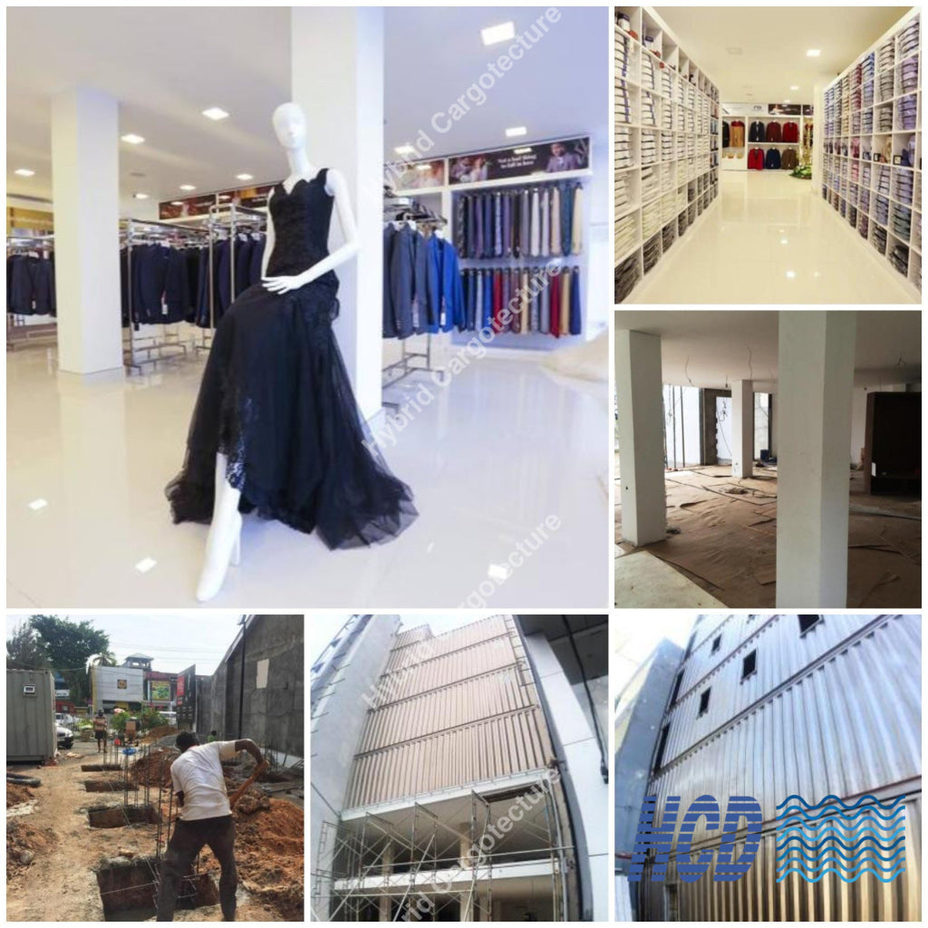 Hybrid Six Story Building - Hybrid Cargotecture Development | We are Sri Lanka’s #1 innovative supplier in shipping container and civil building solutions, hybrid hotels, hybrid homes, shipping container homes, including office containers, shipping container office, ISO containers, shipping container conversion and steel fabricated boxes..