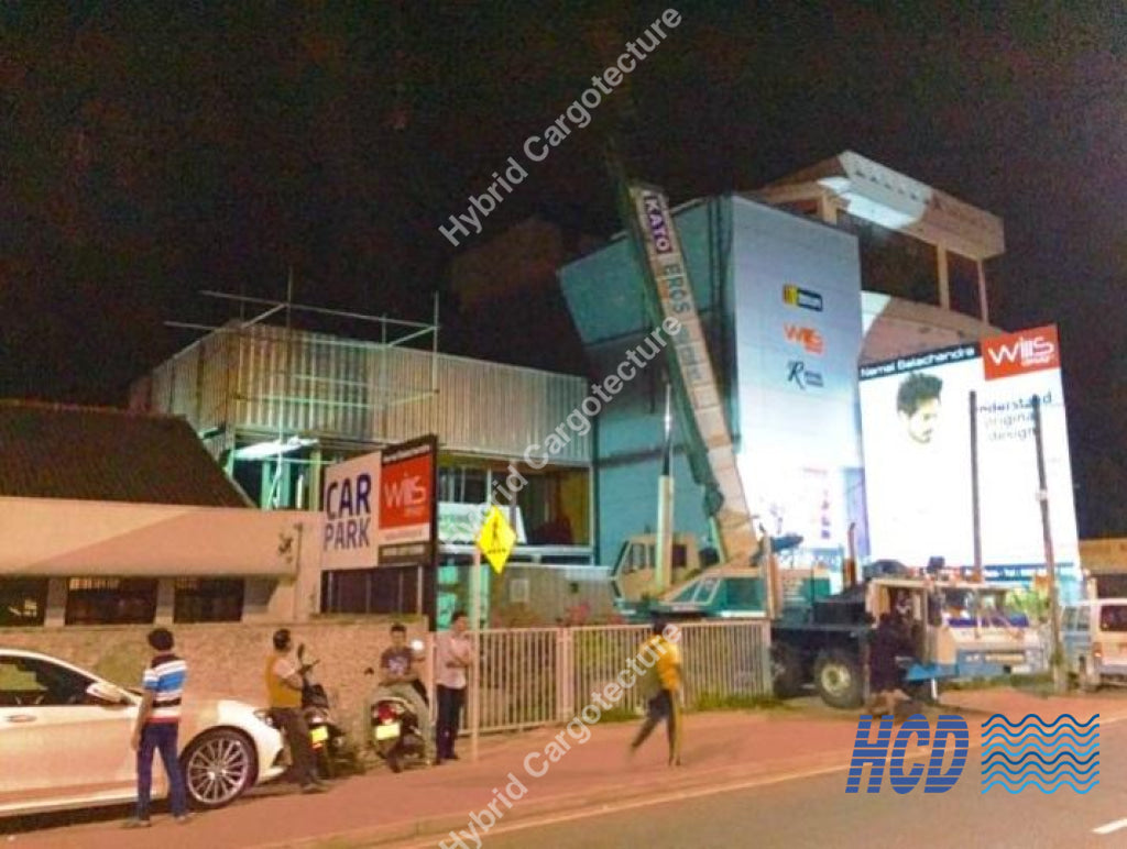 Hybrid Six Story Building - Hybrid Cargotecture Development | We are Sri Lanka’s #1 innovative supplier in shipping container and civil building solutions, hybrid hotels, hybrid homes, shipping container homes, including office containers, shipping container office, ISO containers, shipping container conversion and steel fabricated boxes..