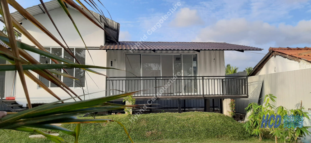 HCD Hybrid Villa in Galle - Hybrid Cargotecture Development | We are Sri Lanka’s #1 innovative supplier in shipping container and civil building solutions, hybrid hotels, hybrid homes, shipping container homes, including office containers, shipping container office, ISO containers, shipping container conversion and steel fabricated boxes..