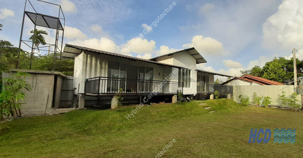 HCD Hybrid Villa in Galle - Hybrid Cargotecture Development | We are Sri Lanka’s #1 innovative supplier in shipping container and civil building solutions, hybrid hotels, hybrid homes, shipping container homes, including office containers, shipping container office, ISO containers, shipping container conversion and steel fabricated boxes..