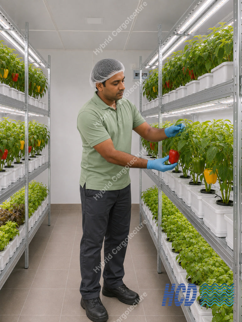 Hydroponic Container Farm in Sri Lanka