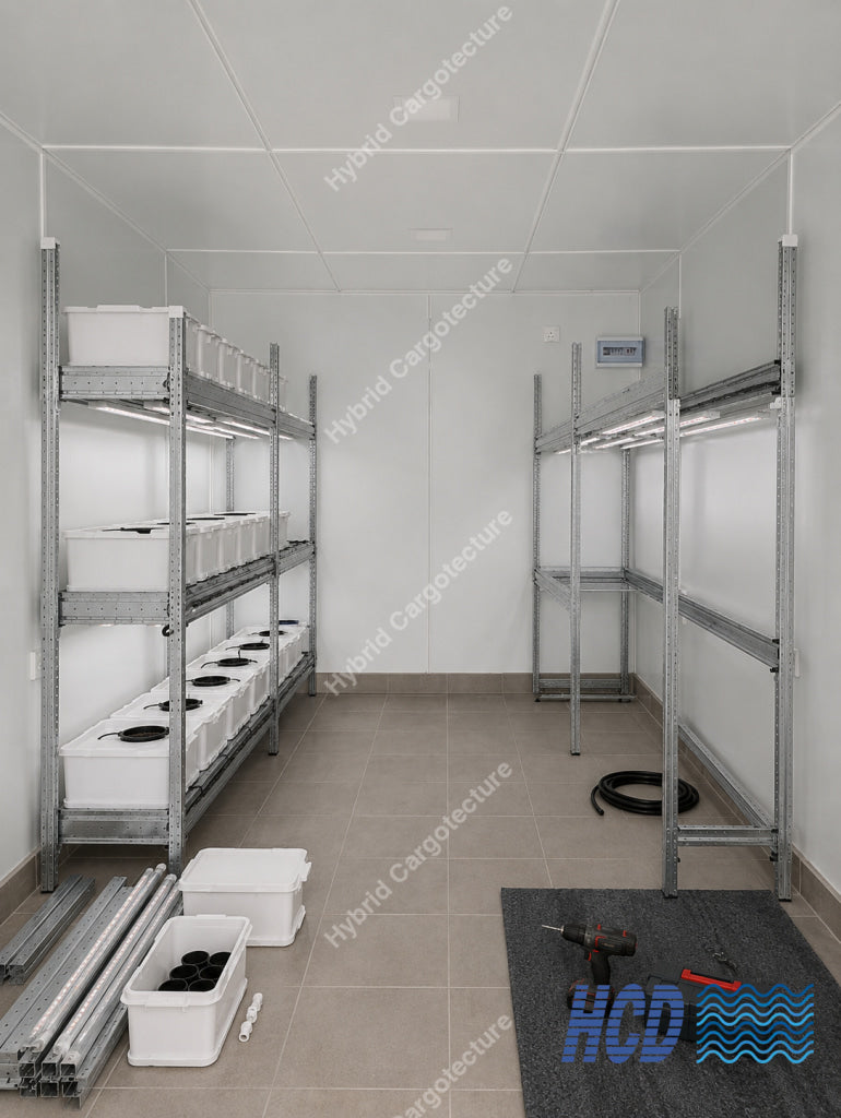 Hydroponic Container Farm in Sri Lanka