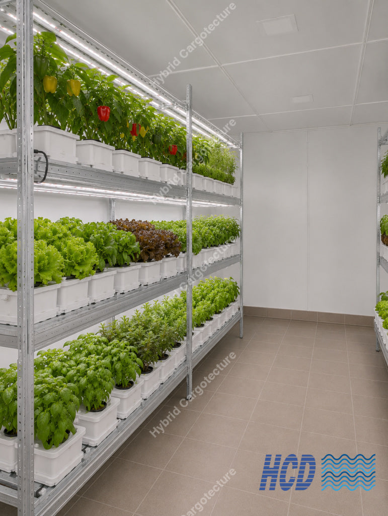 Hydroponic Container Farm in Sri Lanka
