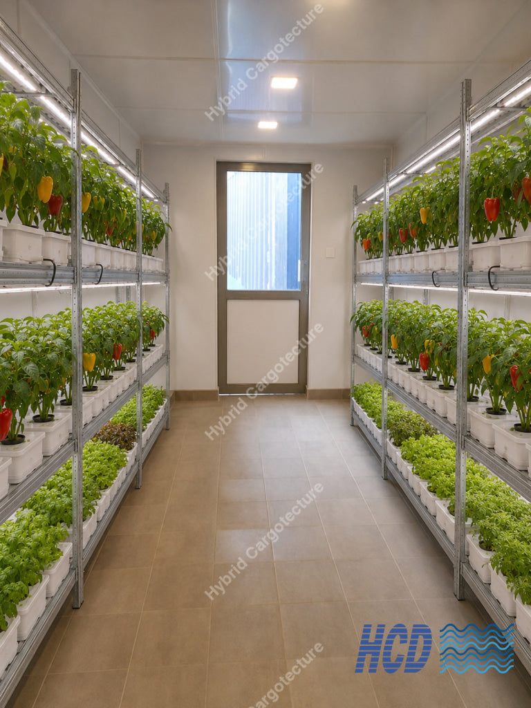 Hydroponic Container Farm in Sri Lanka