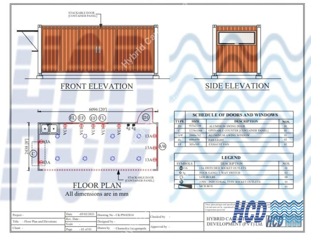 Kitchens Manufactured From A Shipping Container