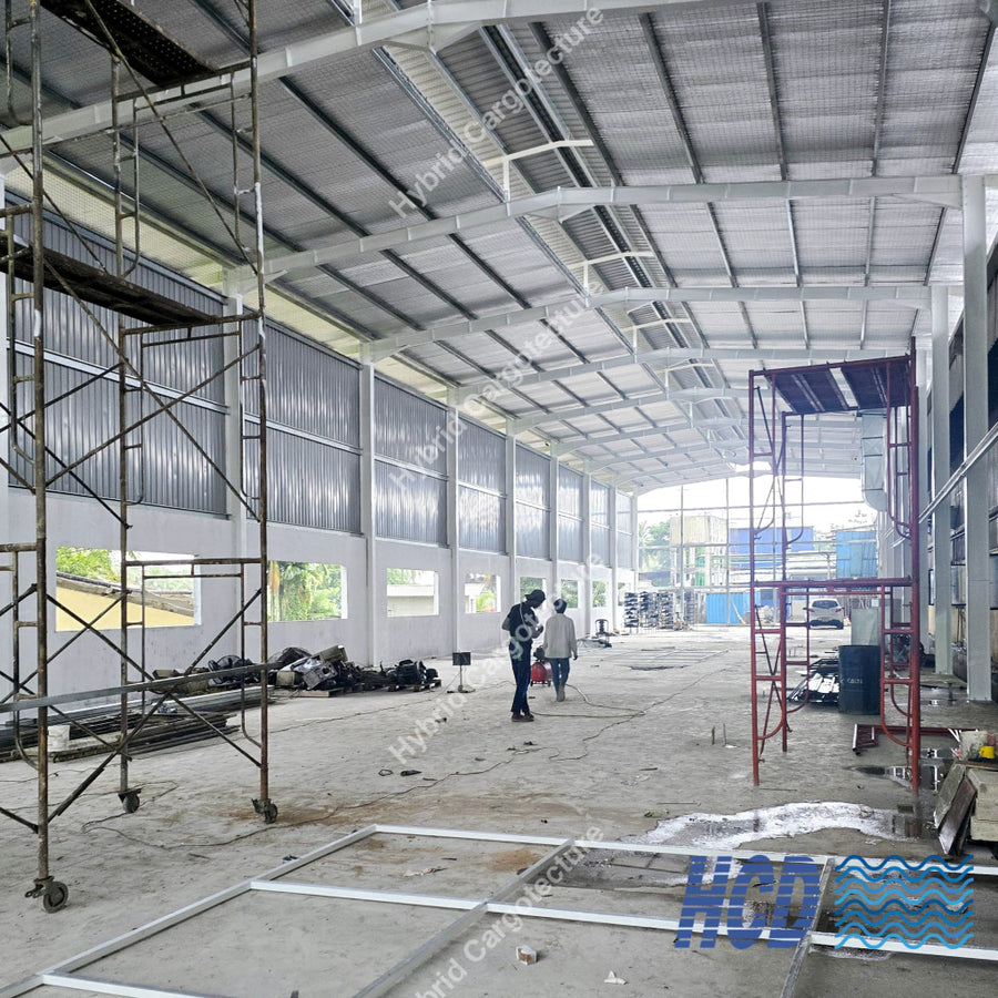 Laugfs Corporation Rubber - 41ft x 200ft Industrial Facility Expansion