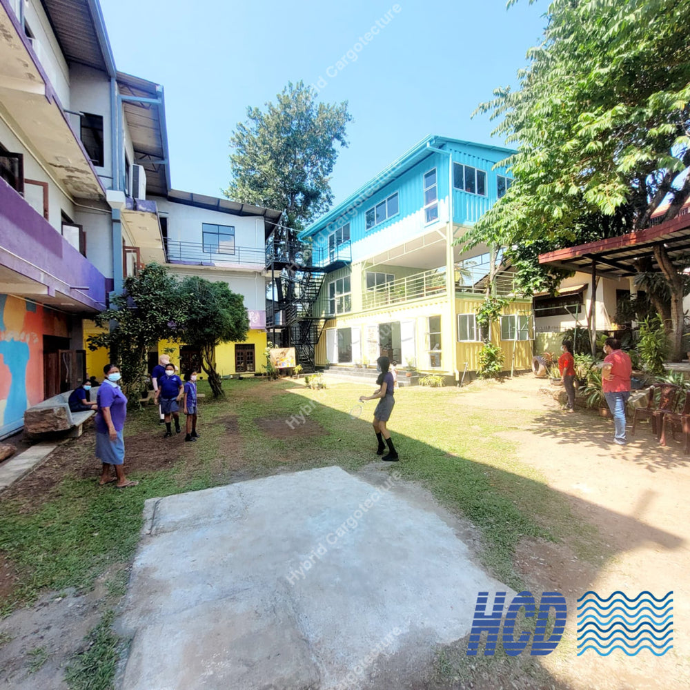 Steel And Container Building At Lpf School Dehiwala