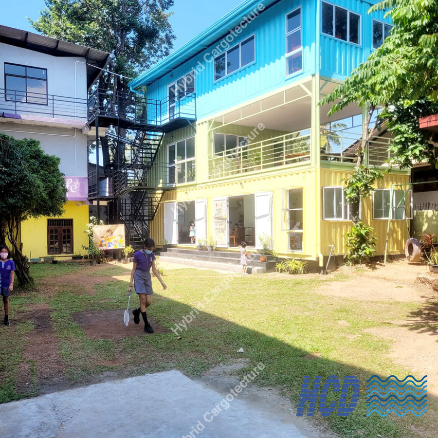 LPF Academy, Dehiwala | Three Storey Containerized Building