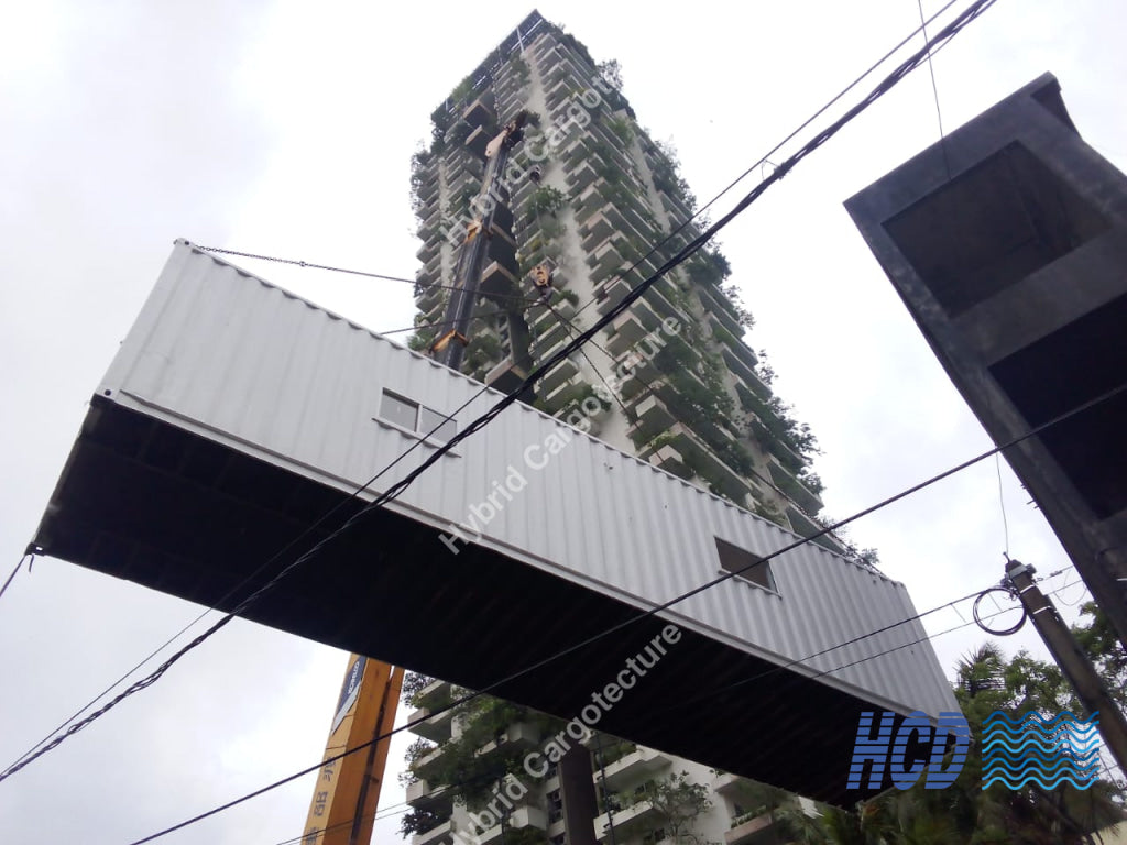 Luxurious Two-Story Container Home Overlooking Diyawanna Lake