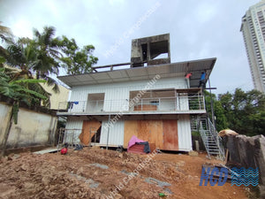 Luxurious Two-Story Container Home Overlooking Diyawanna Lake