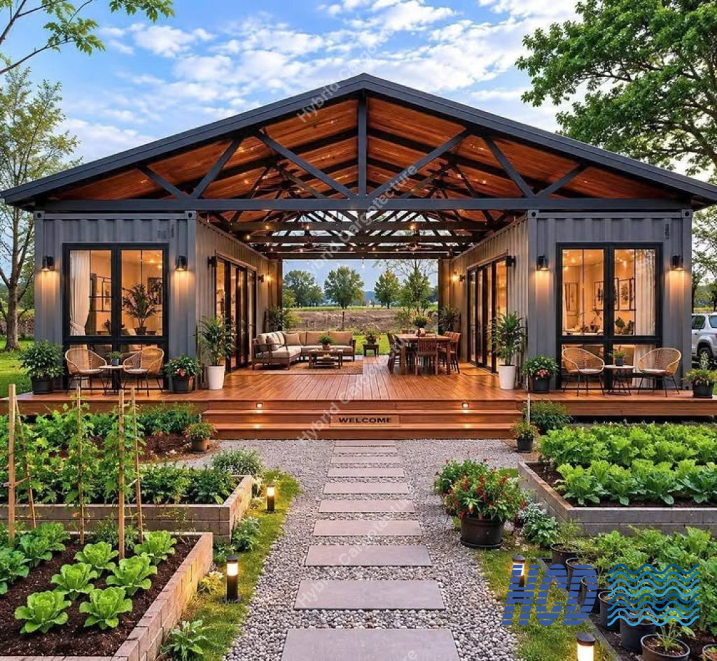 Luxury 2 x 40ft Hybrid Container Home in Sri Lanka - Two Bedroom Home