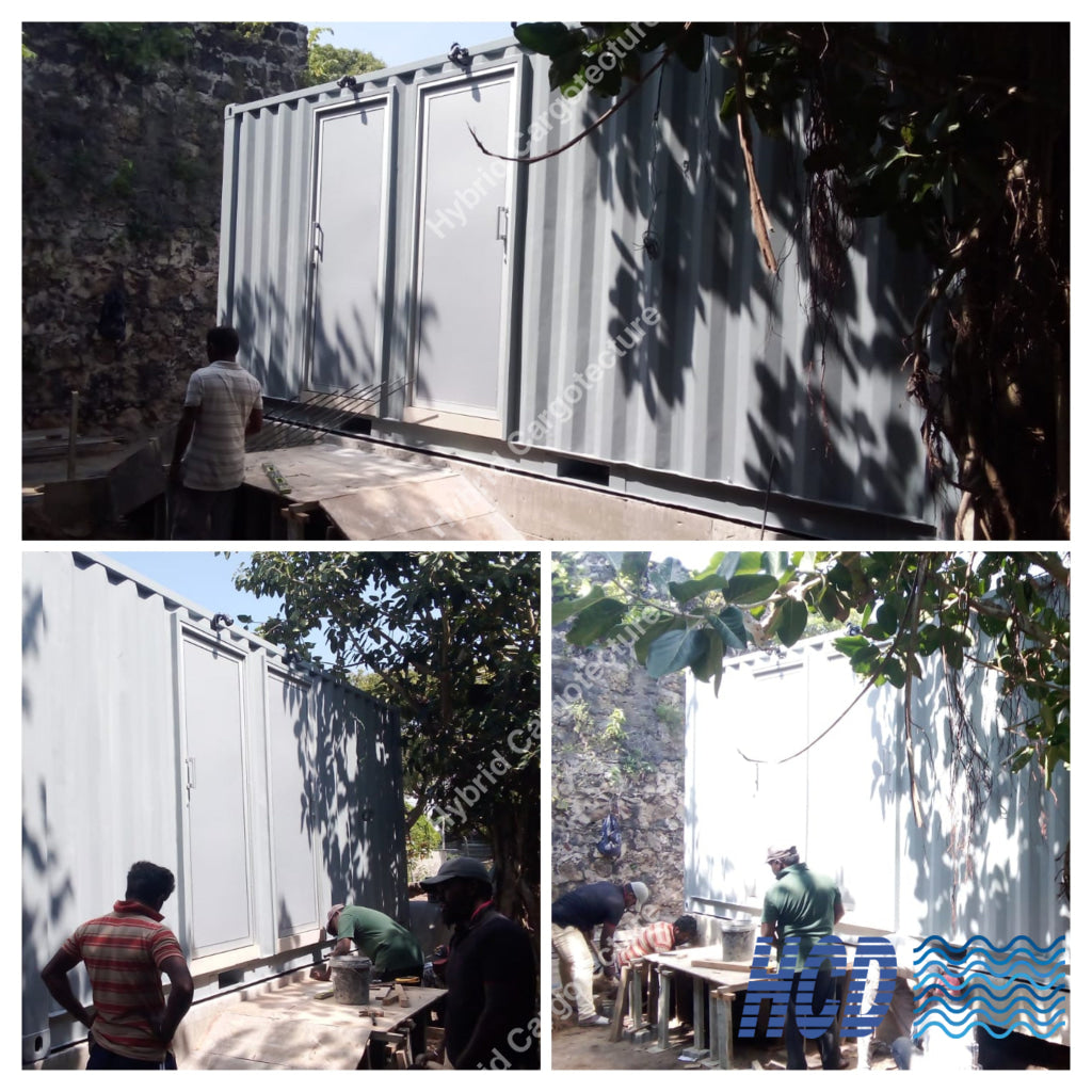 Luxury Mobile Washrooms Delivered To Dutch Bay Kalpitiya By Hcd