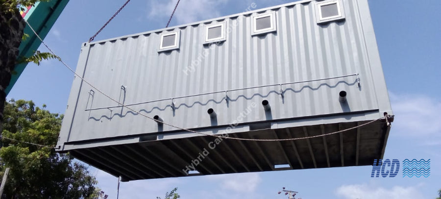 HCD container washroom detail