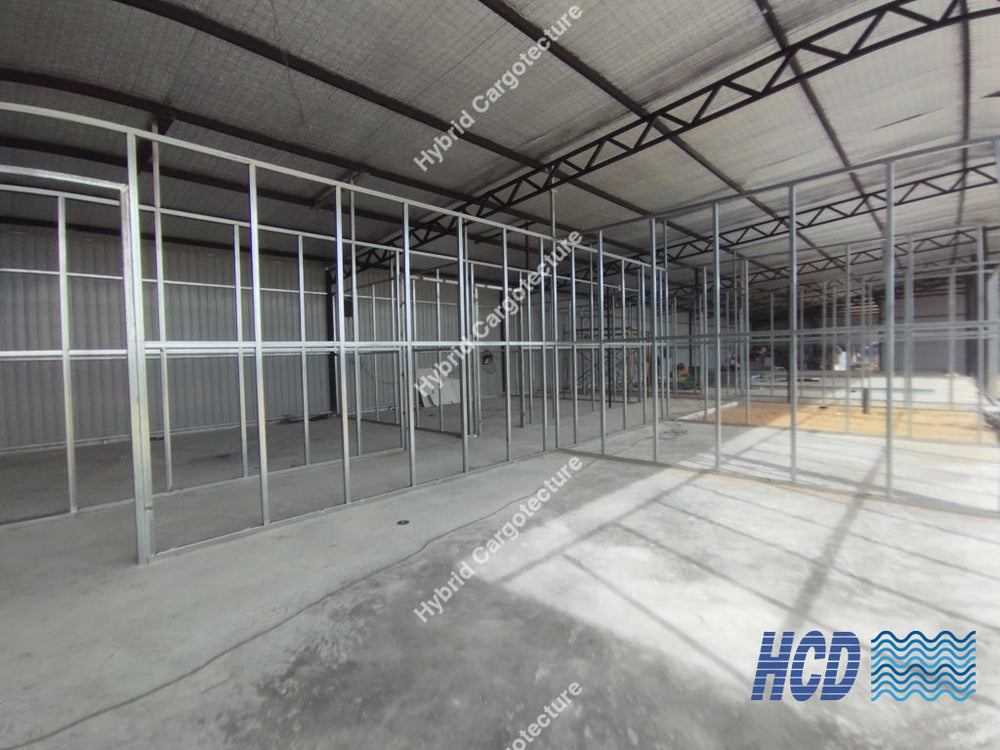CHEC + COMCORP | Steel Prefab Office Construction at Port City Colombo