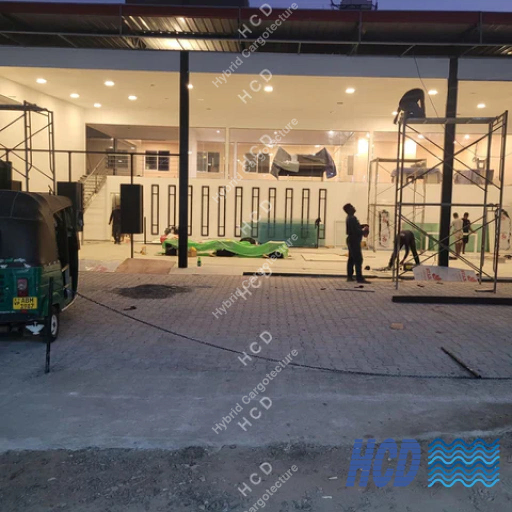 Steel Building [Client Macktiles Lanka Sea View Avenue Colombo 03] Steel