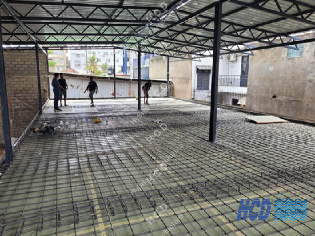 Steel Building [Client Macktiles Lanka Sea View Avenue Colombo 03] Steel