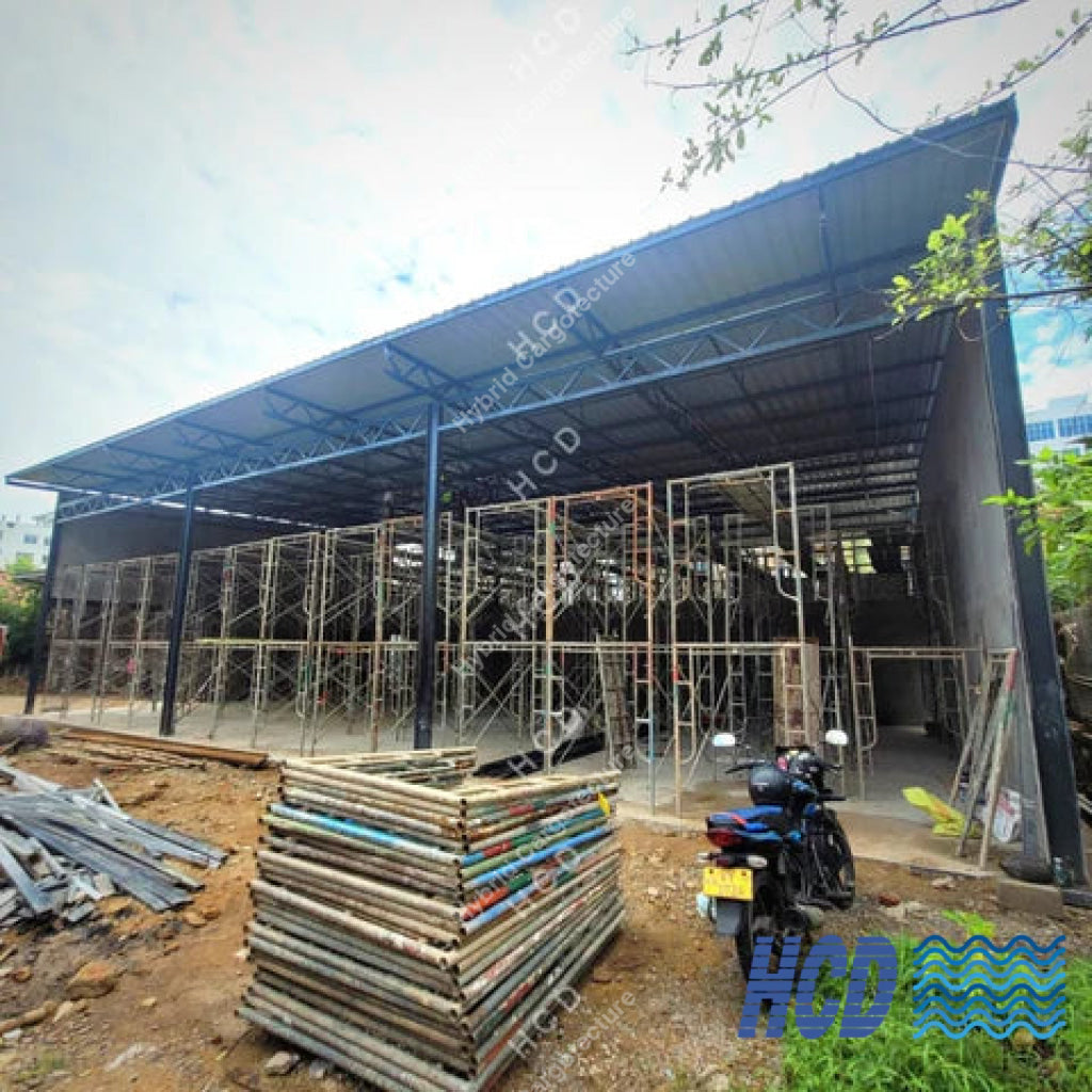 Steel Building [Client Macktiles Lanka Sea View Avenue Colombo 03] Steel