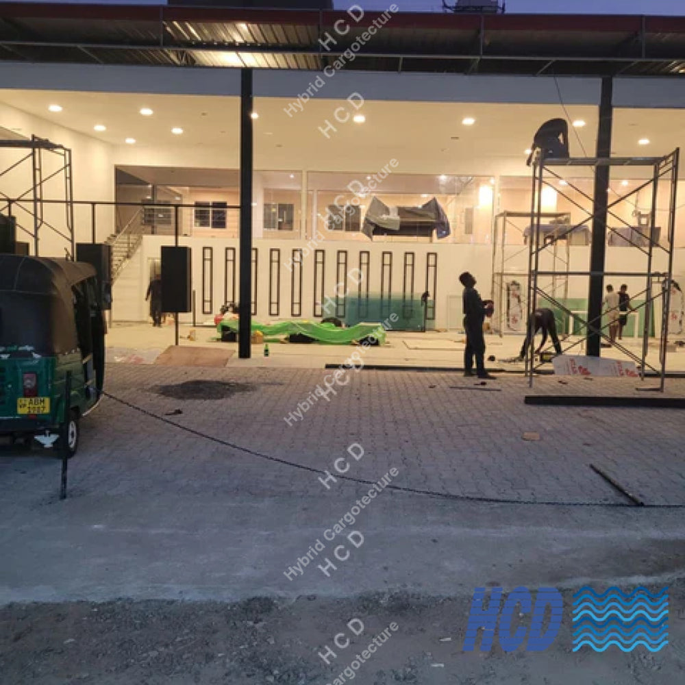 Steel Building [Client Macktiles Lanka Sea View Avenue Colombo 03] Steel