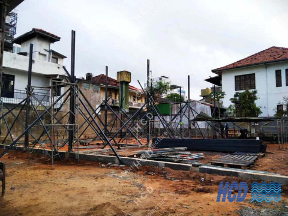Steel Building [Client Macktiles Lanka Sea View Avenue Colombo 03] Steel