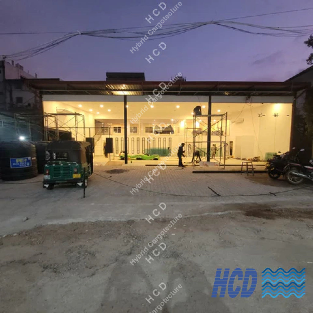 Steel Building [Client Macktiles Lanka Sea View Avenue Colombo 03] Steel