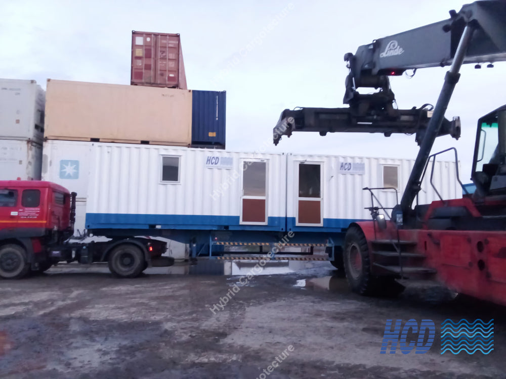 Office Containers Delivered to Majestic Pride Casino at Lotus Tower