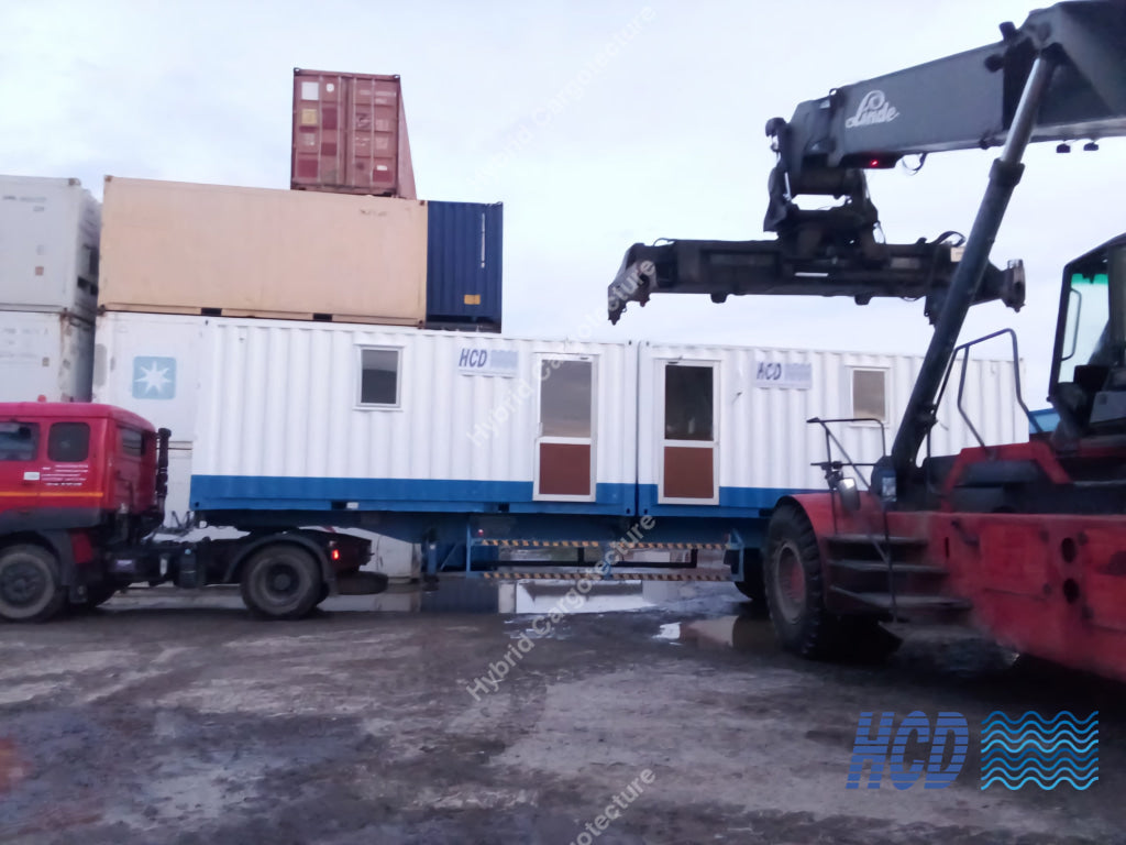 Office Containers Delivered to Majestic Pride Casino at Lotus Tower