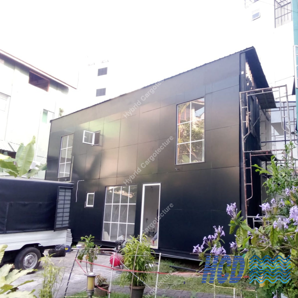 HCD two-storey Nawala hybrid commercial building exterior