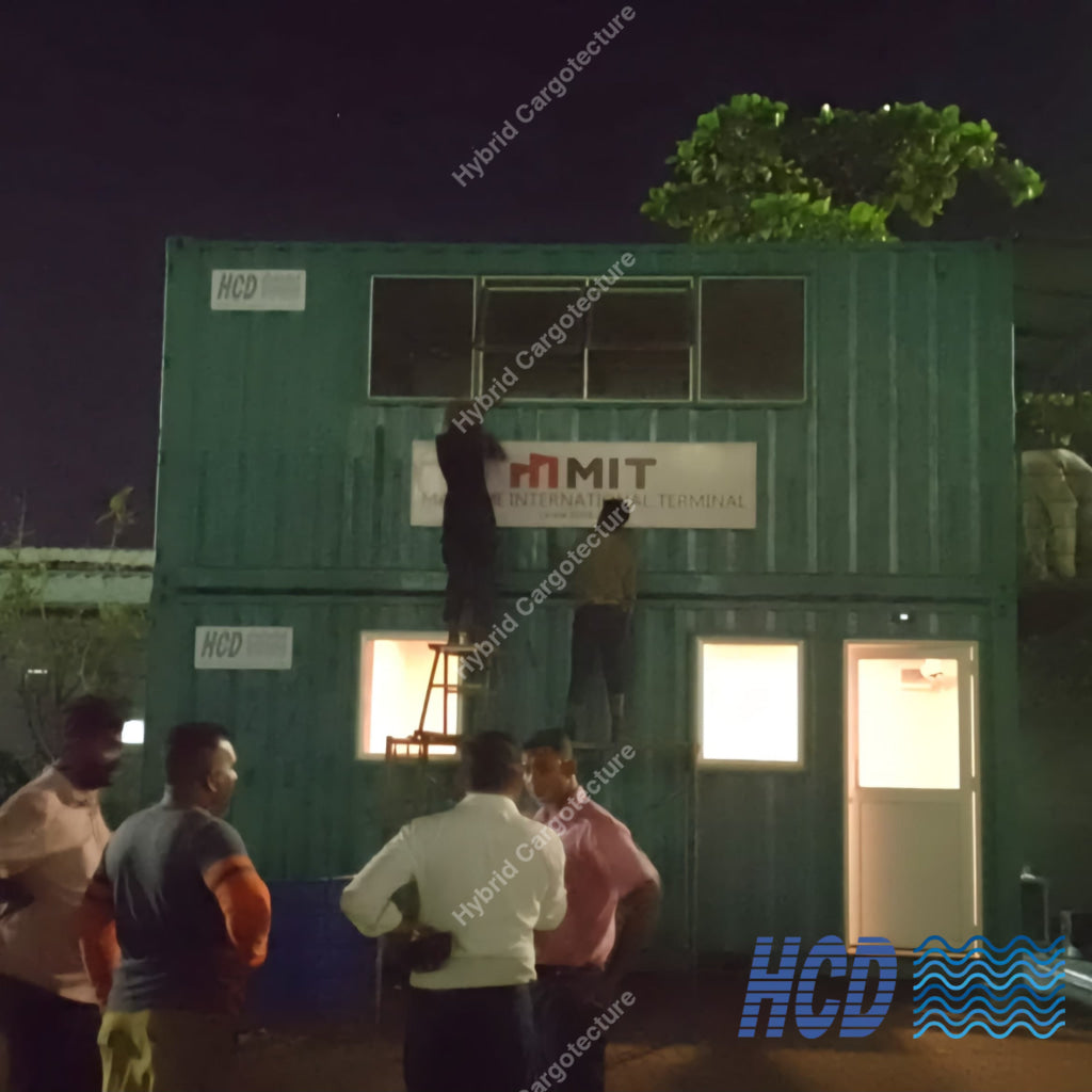 Maritime International Terminal At Colombo Port Utilizes Hcd Office Containers