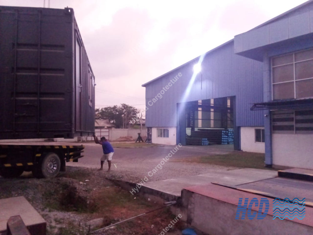Hcd Delivers Office Containers To Melwa