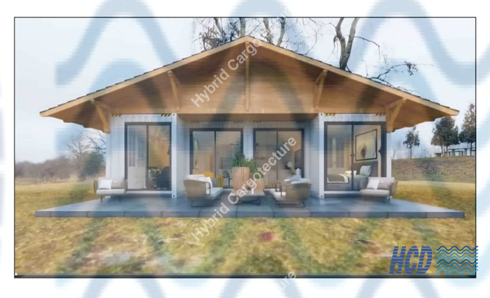 Modern Two-Bedroom Shipping Container House Plan | Stylish 4X20Ft Home Design