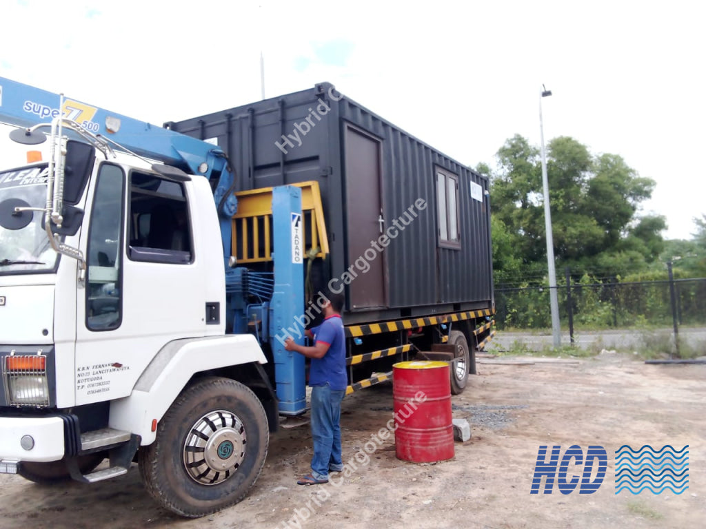 Office Container Delivered To Access Solar