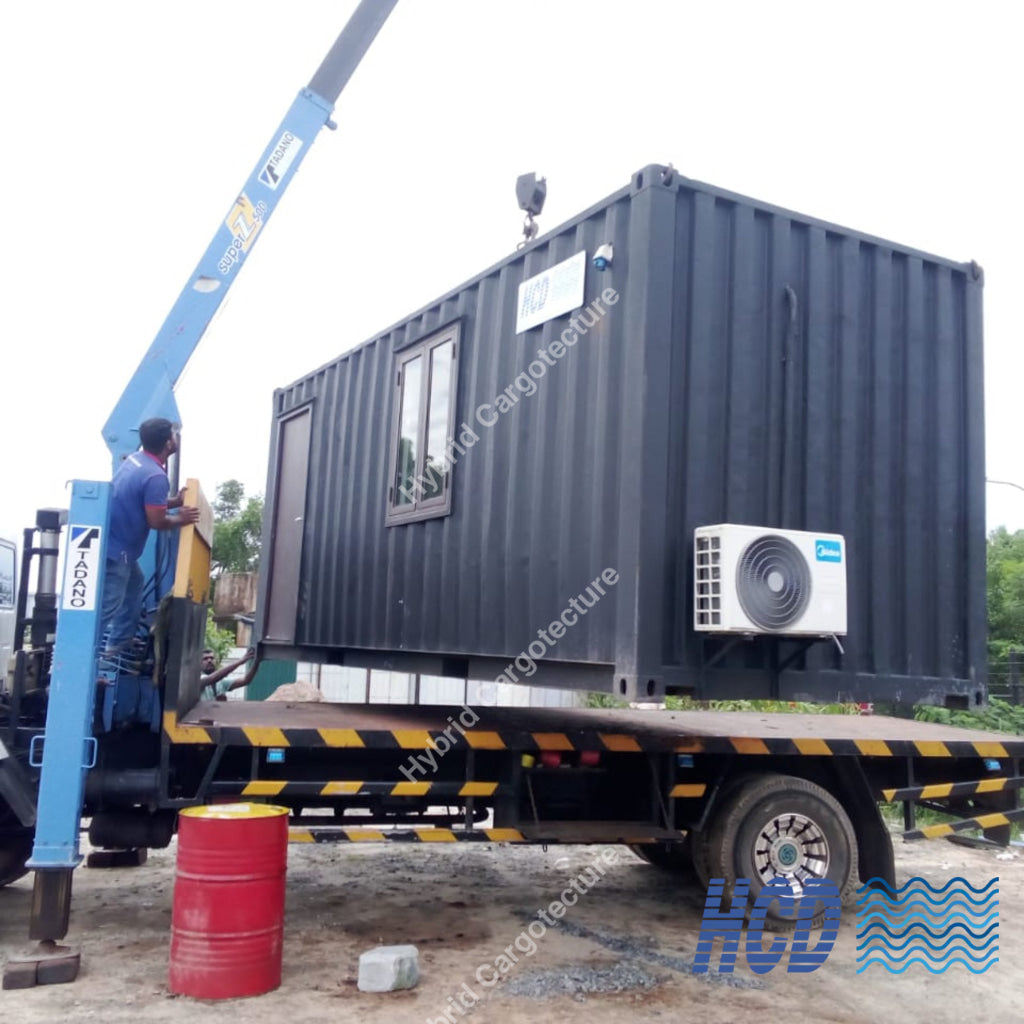 Office Container Delivered To Access Solar