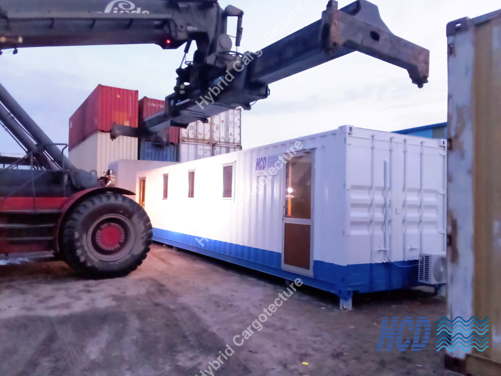 Office Containers Delivered to Majestic Pride Casino at Lotus Tower