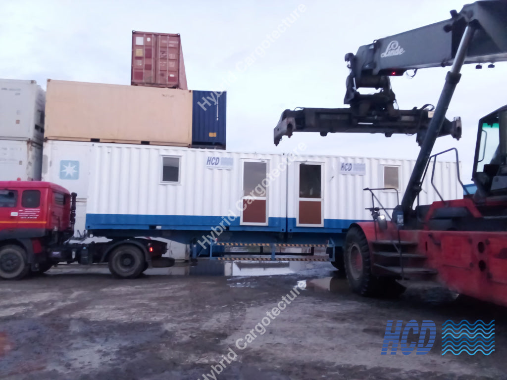 Office Containers Delivered to Majestic Pride Casino at Lotus Tower