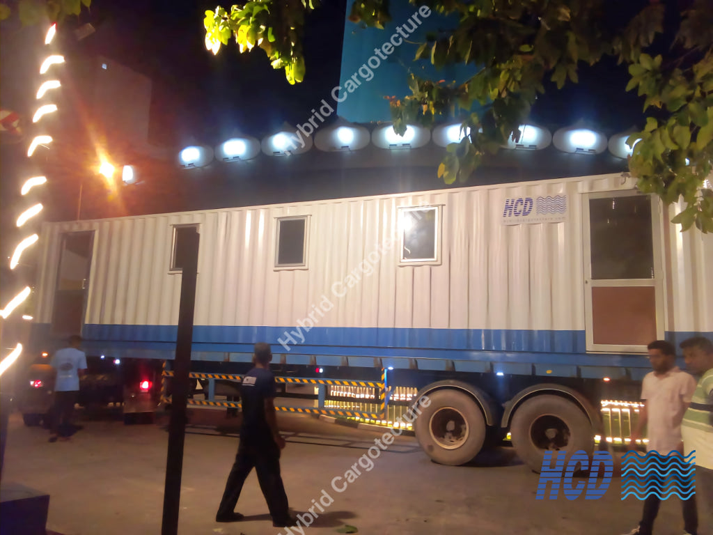 Office Containers Delivered to Majestic Pride Casino at Lotus Tower