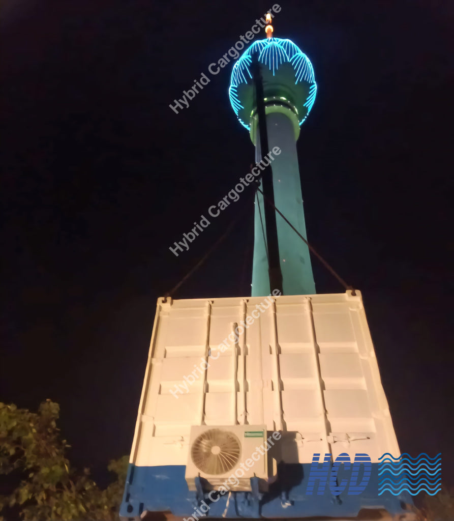 Office Containers Delivered to Majestic Pride Casino at Lotus Tower