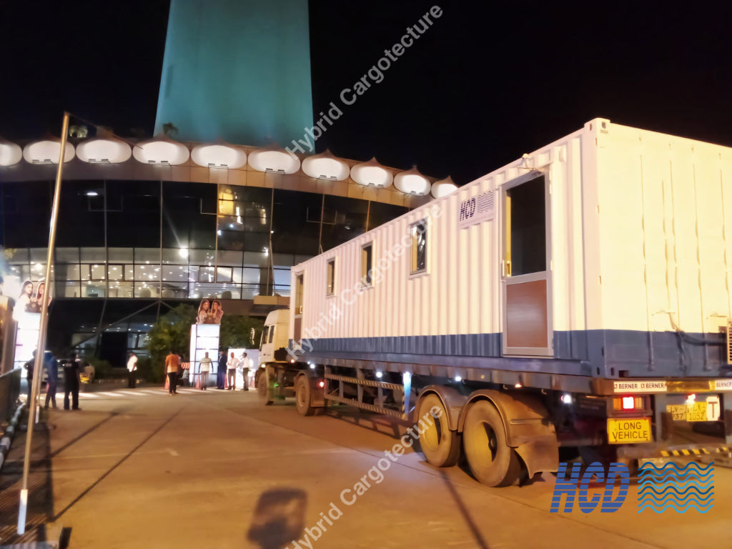 Office Containers Delivered to Majestic Pride Casino at Lotus Tower