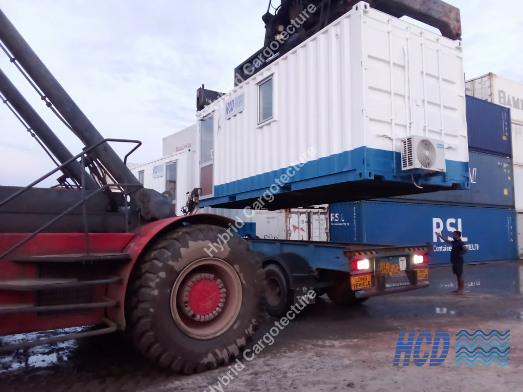 Office Containers Delivered to Majestic Pride Casino at Lotus Tower