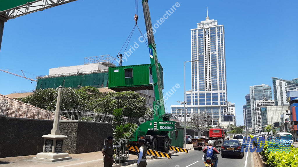 American Embassy In Sri Lanka Gets A Hcd Office Container Hybrid