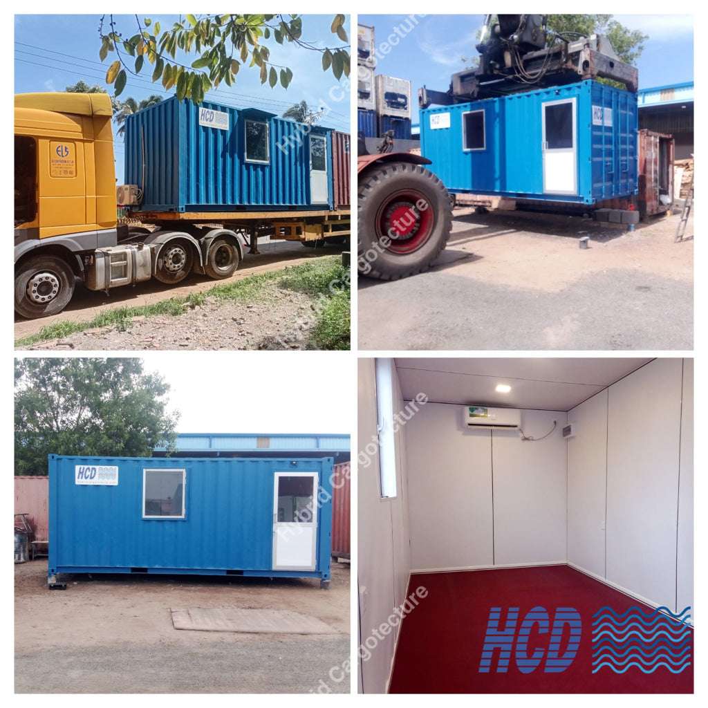 Office + Storage Container Combo for ELS Construction