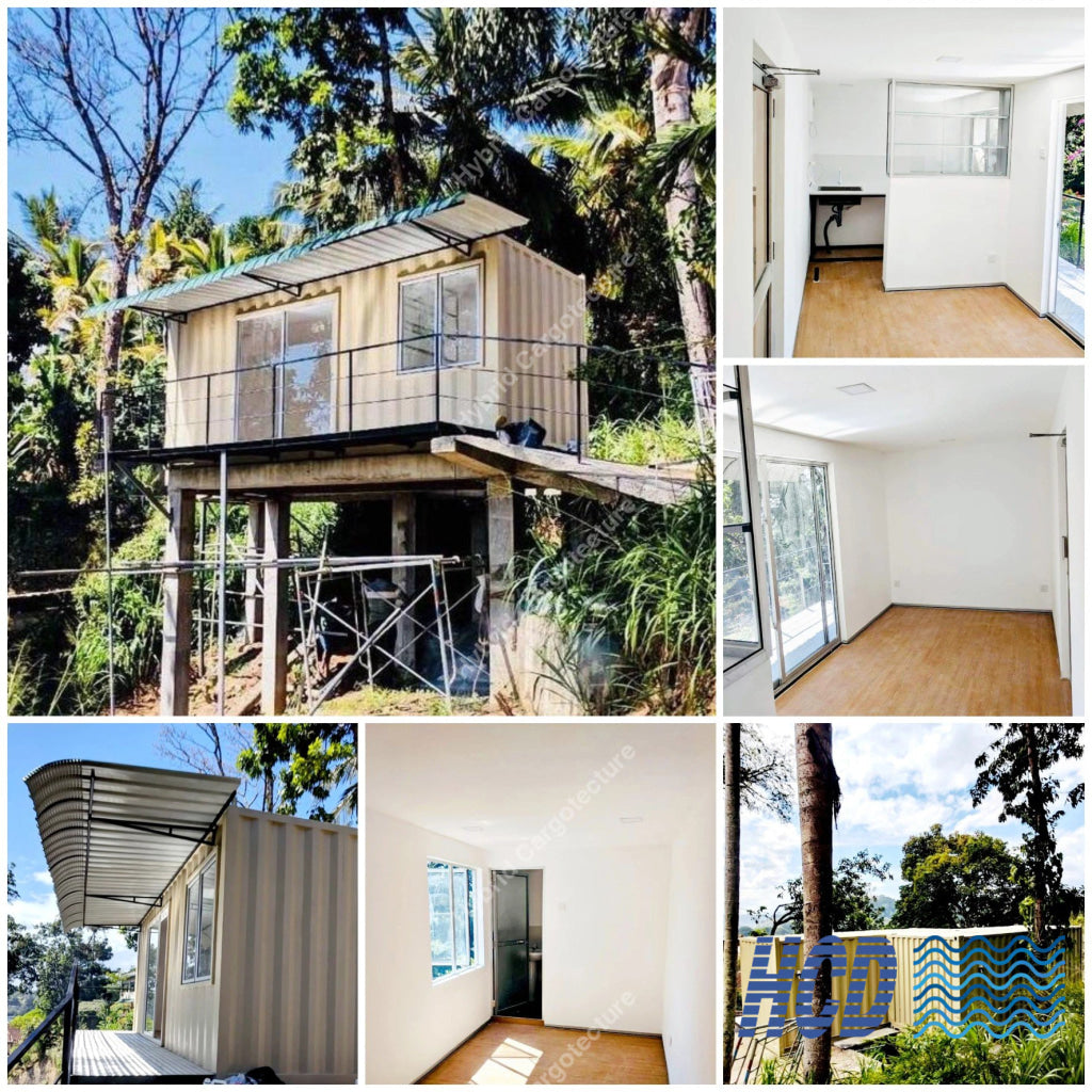 Hybrid One Bedroom Home - Hybrid Cargotecture Development | We are Sri Lanka’s #1 innovative supplier in shipping container and civil building solutions, hybrid hotels, hybrid homes, shipping container homes, including office containers, shipping container office, ISO containers, shipping container conversion and steel fabricated boxes..