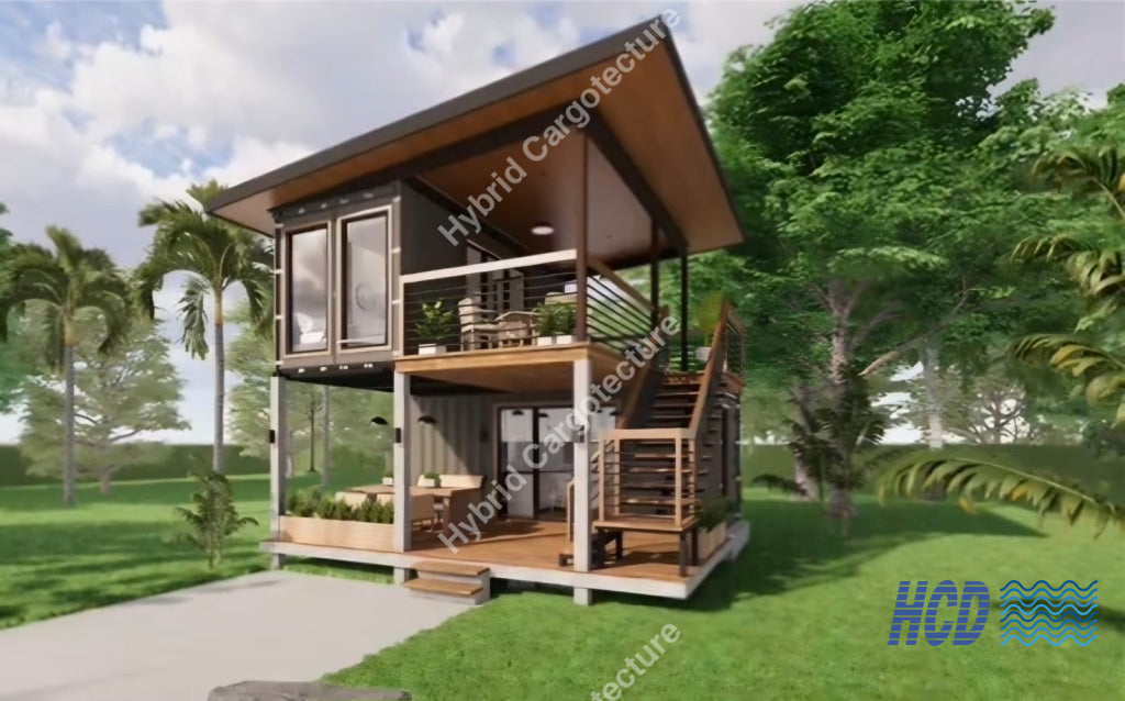 One-Bedroom Holiday Villa - Two-Story Container Home