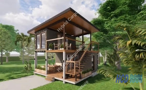 One-Bedroom Holiday Villa - Two-Story Container Home