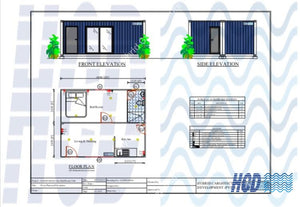 One Bedroom Home - Hybrid Cargotecture Development | We are Sri Lanka’s #1 innovative supplier in shipping container and civil building solutions, hybrid hotels, hybrid homes, shipping container homes, including office containers, shipping container office, ISO containers, shipping container conversion and steel fabricated boxes..